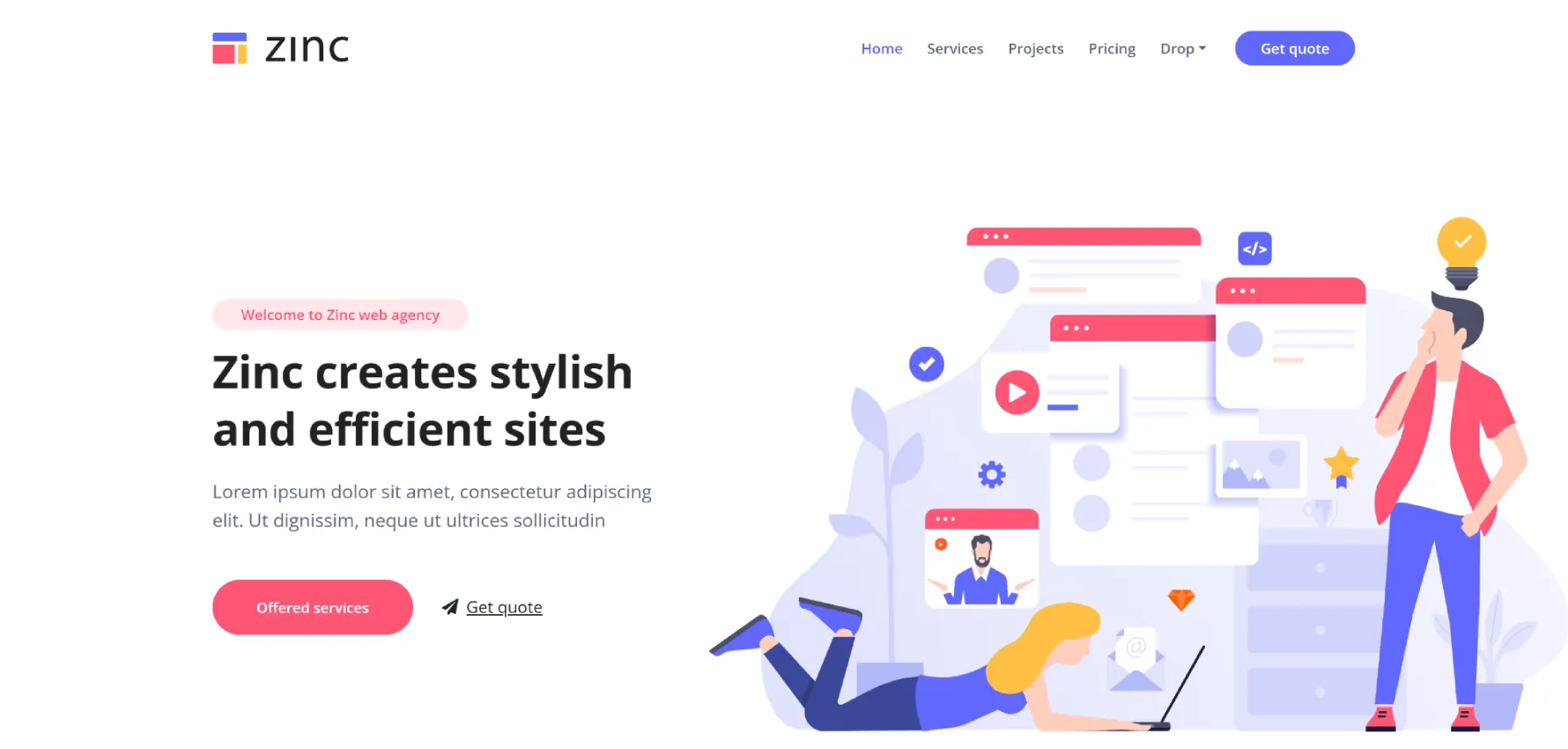 Zinc Multipage